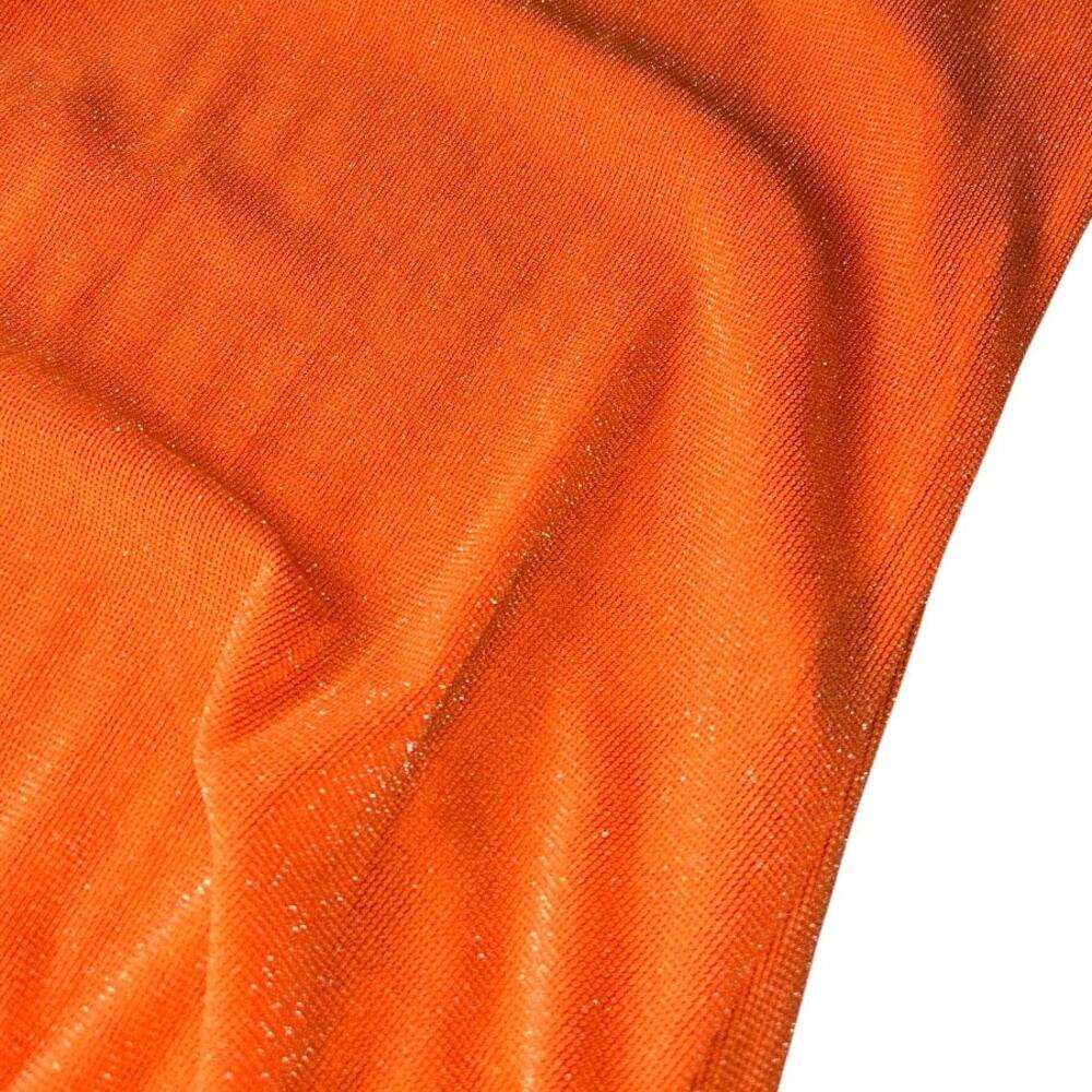 NWT Fiery Orange Missguided Crop Tank With Fishtail Skirt 2 Piece Set Size Small - Picture 9 of 11